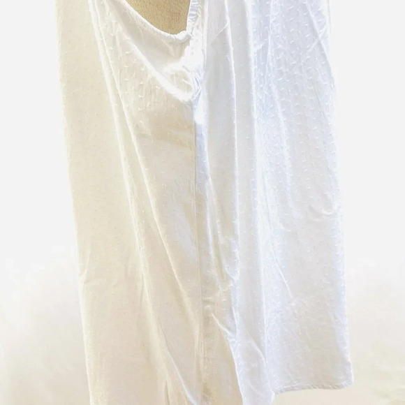 NWT CROFT & BARROW Women Sleeveless Pullover V-Neck 100% Rayon White Shirt Sz 4X - Picture 7 of 13